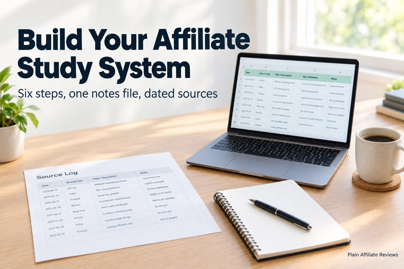 How to Build Your Own Affiliate Marketing Study System: 6 Steps